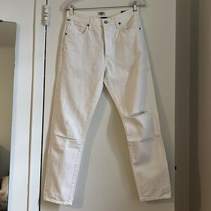 Citizens of Humanity Liya Distressed Denim - Classic High Rise Crop